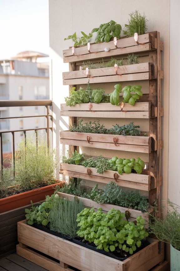 compact vertical garden solution