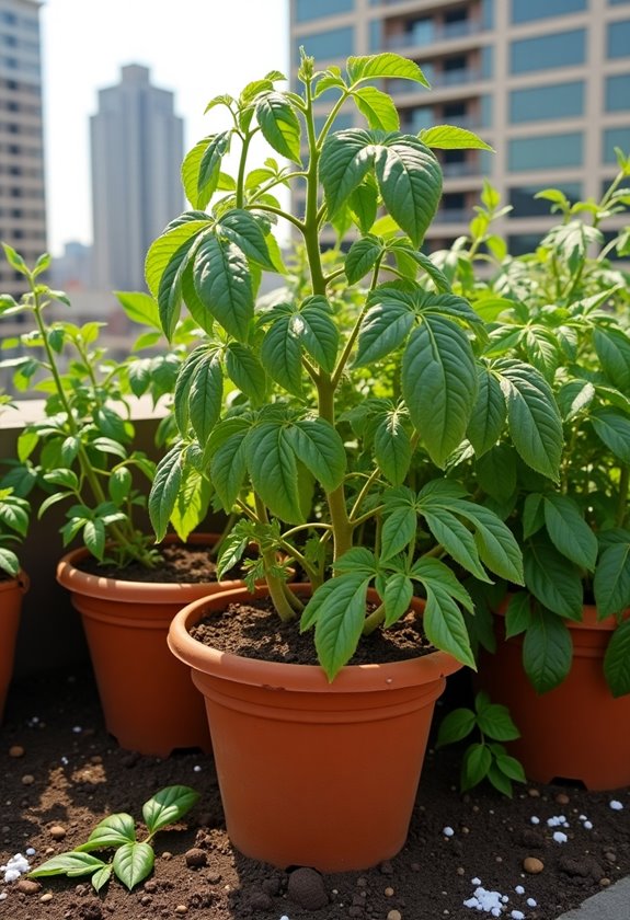 crowded garden areas issue