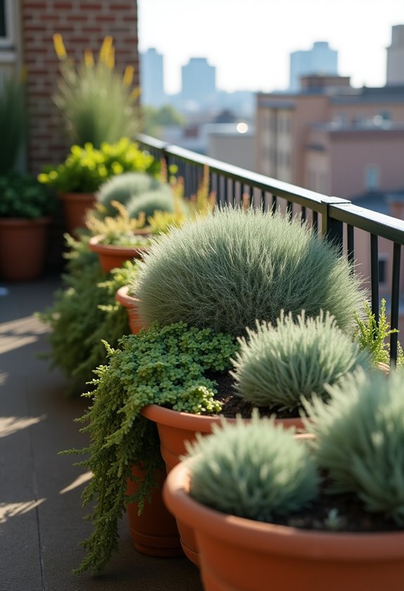 diverse low growing plants