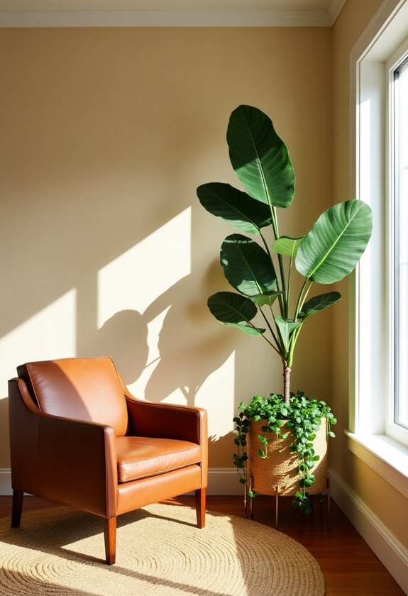 enhance decor with plants