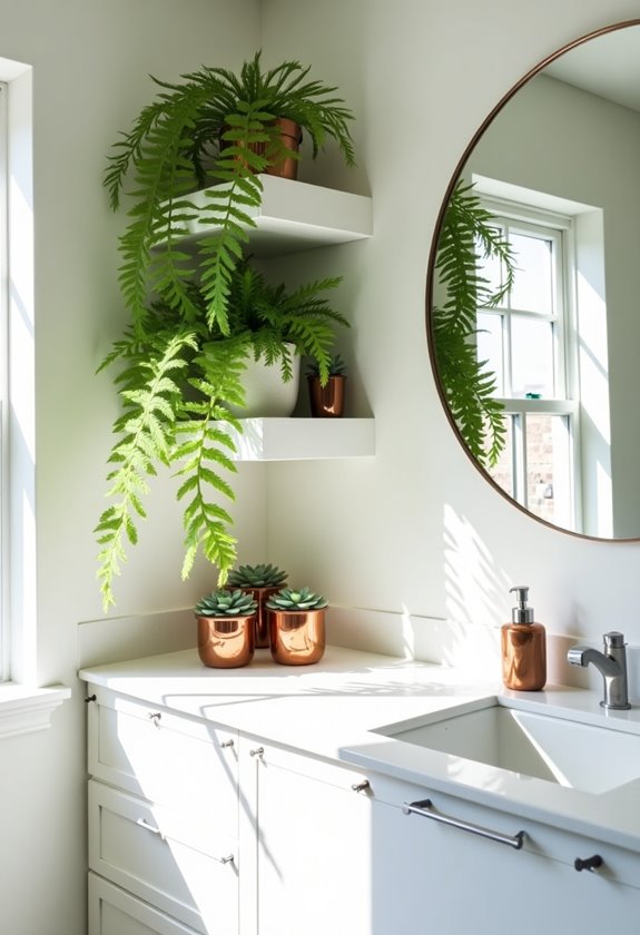 integrated plant shelf design