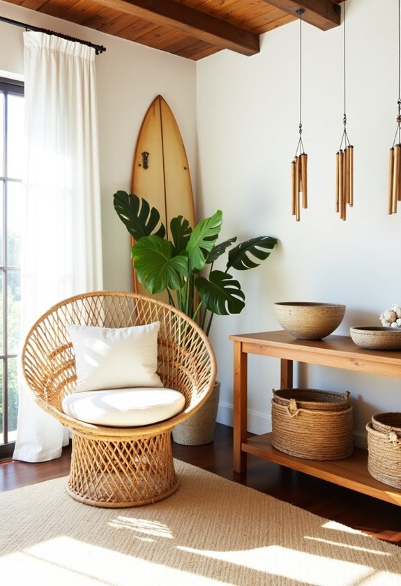 island inspired authentic elements