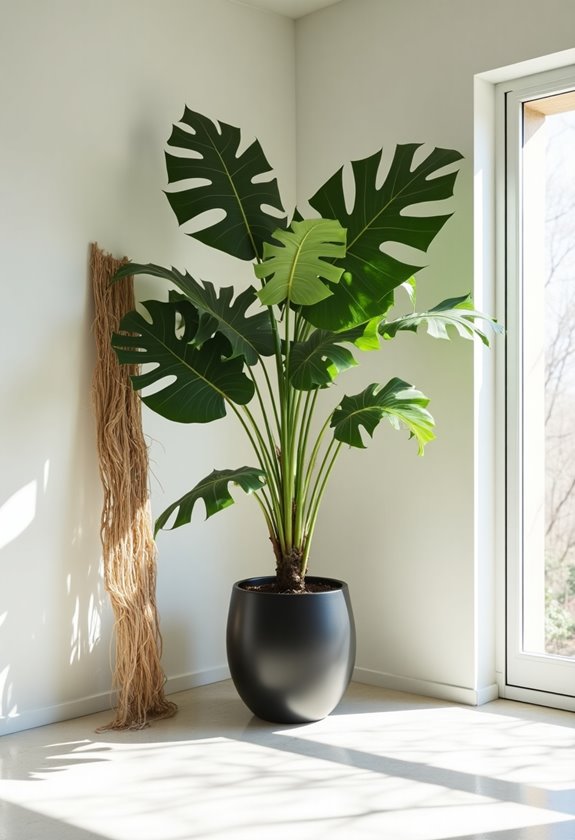 monstera plant home decor