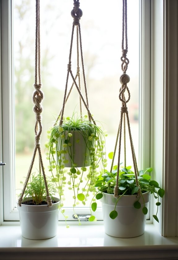stylish plant hanger design