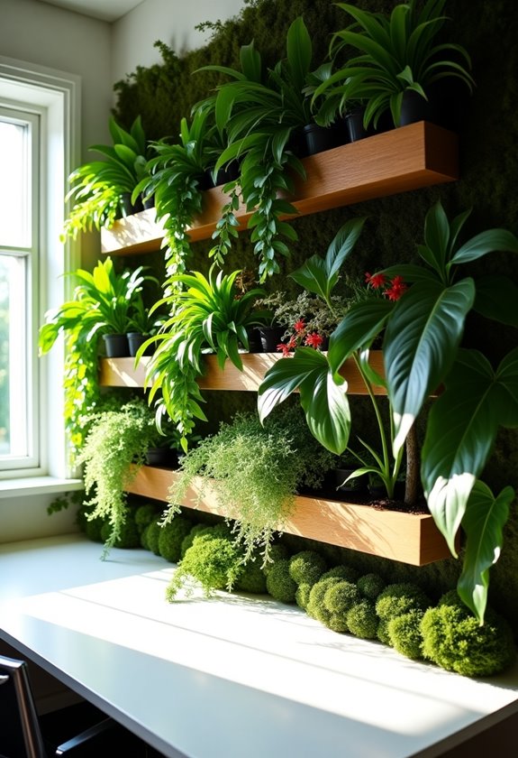 vertical garden installation project
