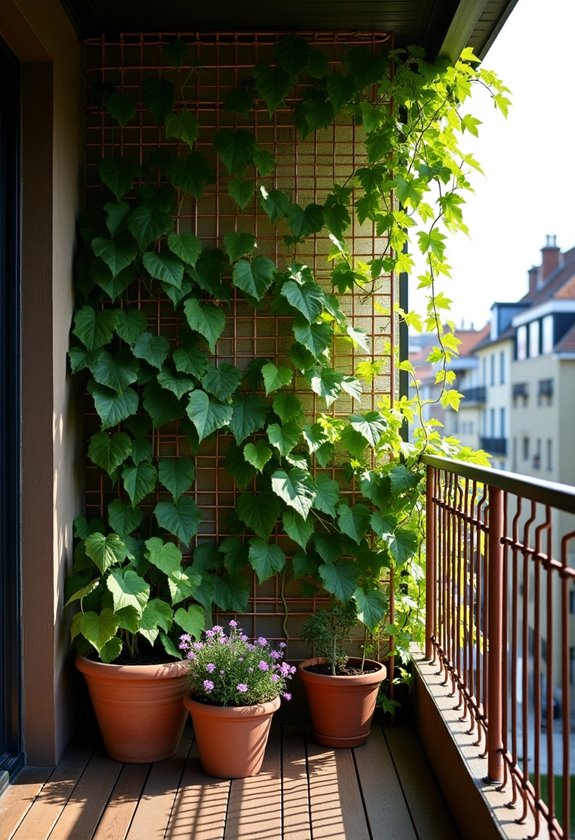 vertical gardens with vines
