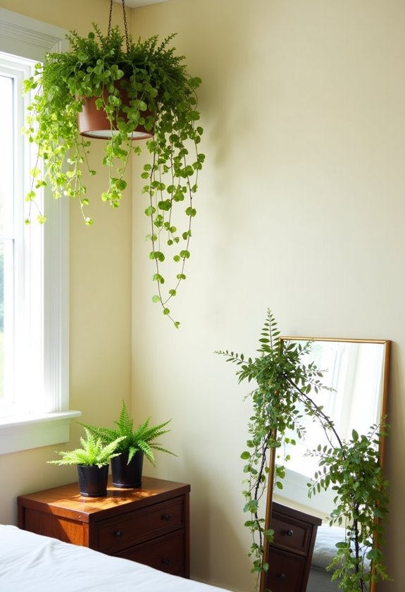 cascading plant water feature