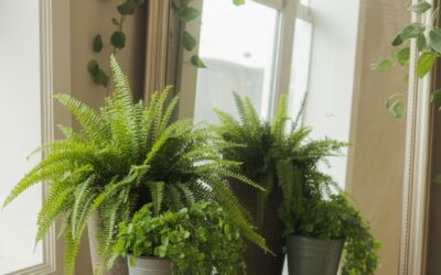 Using Mirrors to Make Small Plant Corners Feel Larger and Brighter