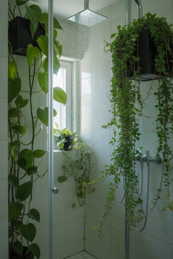 cascading plants for drama