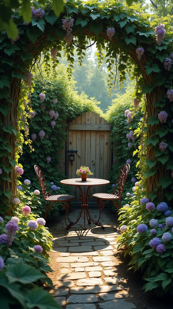 create cozy private garden retreats