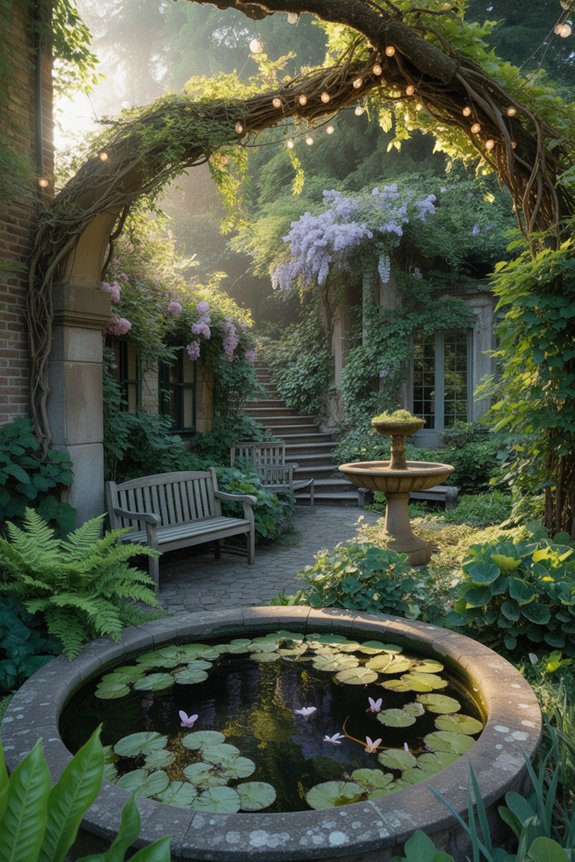 hidden enchanting garden retreat