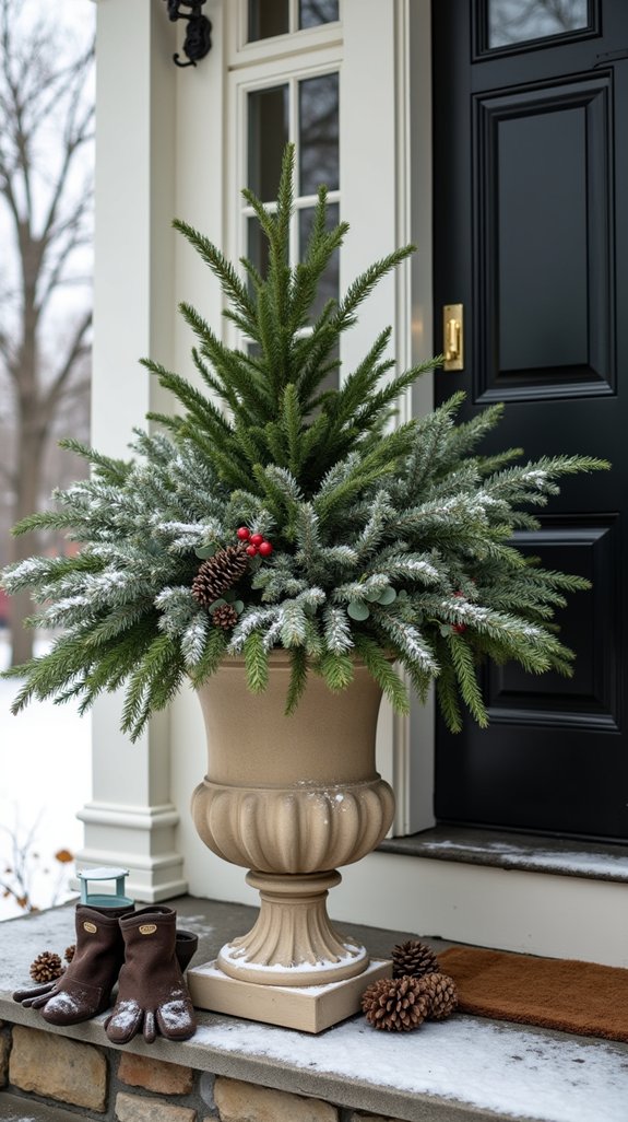 winter porch plant care