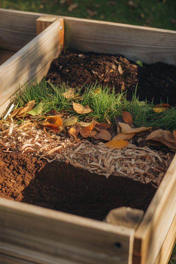 affordable raised bed filling