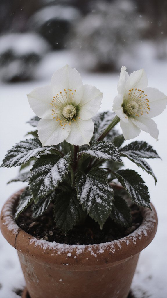 winter blooming hardy evergreen perennial
