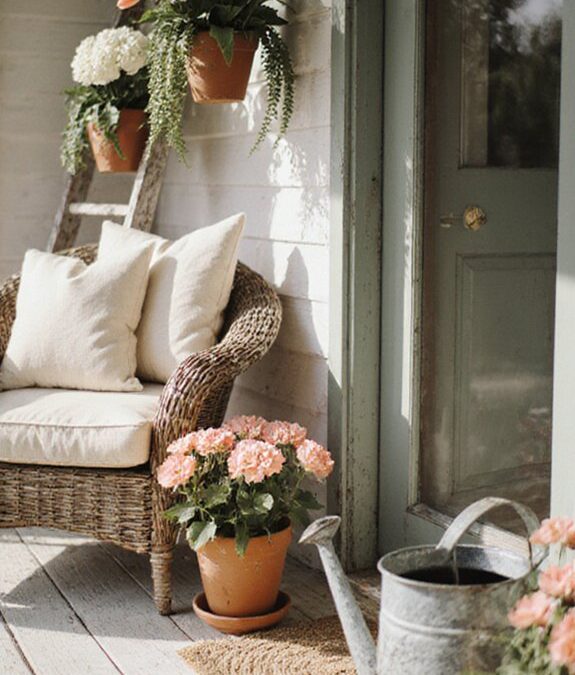 Timeless Spring Front Porch Decorating Ideas