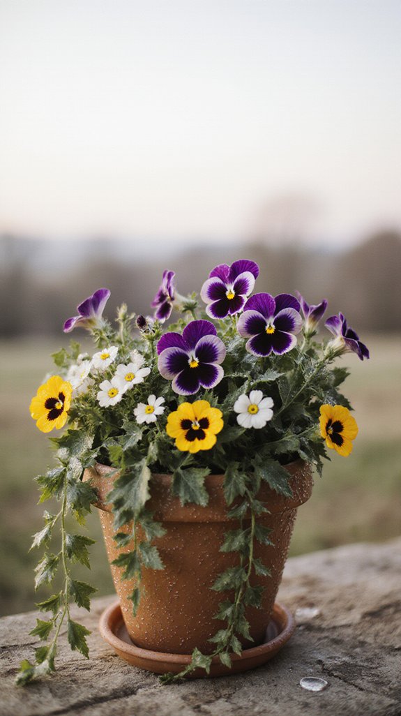 cold hardy spring container combos