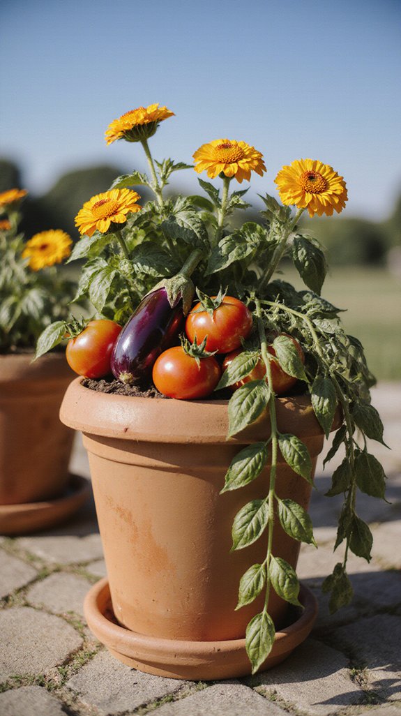 heat tolerant container plant pairings