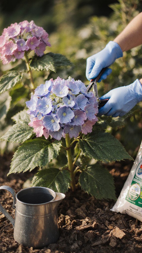 season long hydrangea care