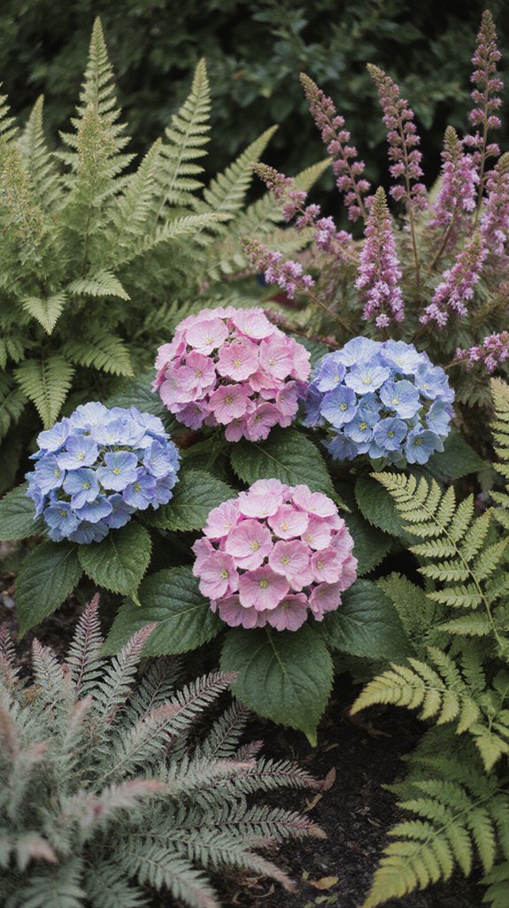 stagger plantings for continuous color