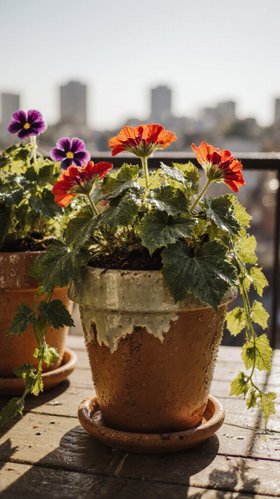 sun loving container gardening success