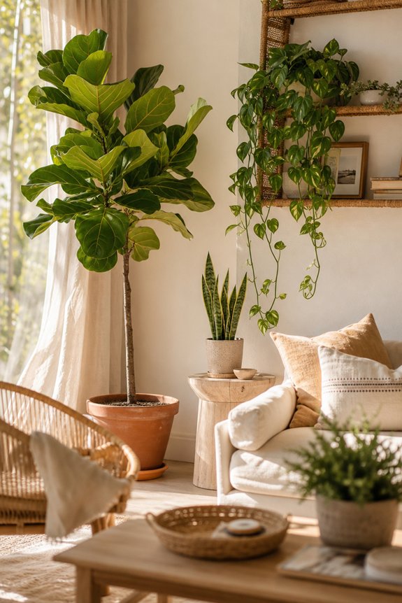 beginner friendly summer living room plants