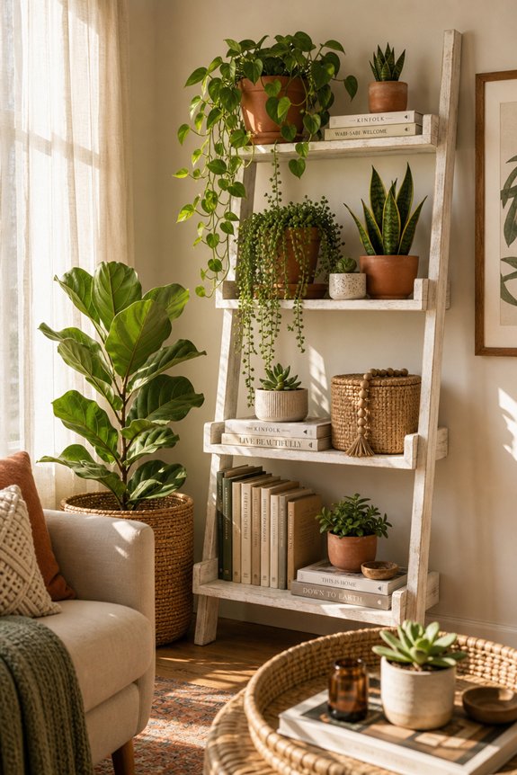 plant shelf styling ideas