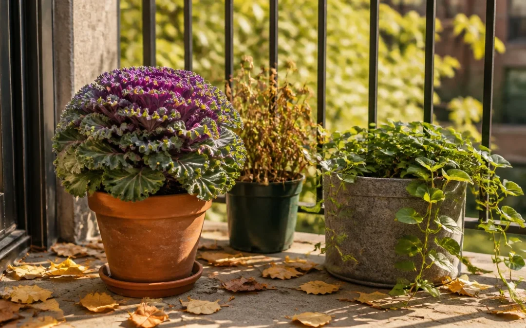 How to Transition Balcony Container Plants for Fall on a Budget